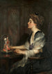 Portrait de Christiana Lily Macdonald - John William Schofield — vy av konstverket