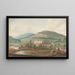 Vue d'un domaine - John William Upham — inramlat konstverk på väggen