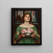 Cueillez les boutons de rose pendant que c'est mai - John William Waterhouse — inramlat konstverk på väggen