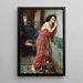 Thisbé - John William Waterhouse — inramlat konstverk på väggen