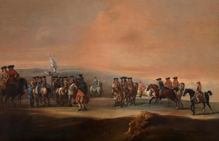John Wootton - A race meeting at Newmarket with Tragonwell Frampton 16411727 and other riders.webp