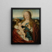 Madone à la poire - Joos van Cleve — inramlat konstverk på väggen