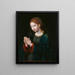 La Vierge en prière - Joos van Cleve — inramlat konstverk på väggen