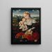 Vierge à l'Enfant - Joos van Cleve — inramlat konstverk på väggen