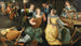 En musikergrupp - Joos van Winghe — vy av konstverket