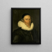 Portrait de Jacob Gerritsz van der Mij - Joris van Schooten — inramlat konstverk på väggen