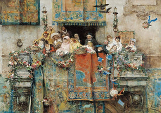 Jos Benlliure y Gil - The Carnival In Rome.webp