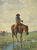 En cowboy - José Bouchet — vy av konstverket