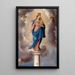 La Vierge du Pilar - José Campeche y Jordán — inramlat konstverk på väggen