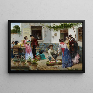 Jos Rico Cejudo - Andalusians at the Country Inn.webp