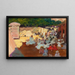 La Plage de San Sebastián - José Villegas Cordero — inramlat konstverk på väggen