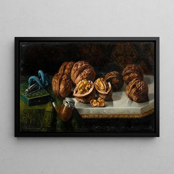 Jose Felipe Parra - Still Life with Walnuts and Meerschaum.webp