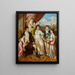 La famille du marchand Johann Christian Edler von Bruchmann - Josef Abel — inramlat konstverk på väggen