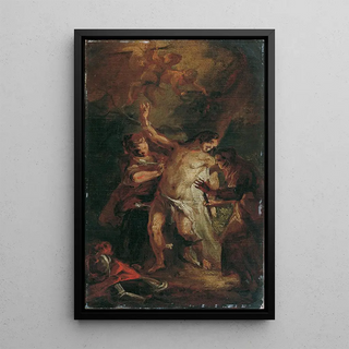 Josef Anton Mesmer - Der heilige Sebastian und die Frauen.webp