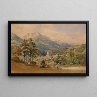 Josef Hger - A view of Bad Aussee.webp