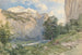 La vallée de Lauterbrunnen avec la Jungfrau - Josef Höger — vy av konstverket
