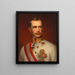 Kaiser François-Joseph Ier - Josef Neugebauer — inramlat konstverk på väggen