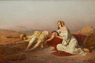 Josef Straka - Hagar und Ismael in der Wste.webp