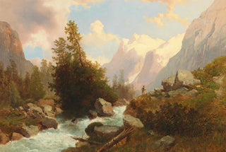 Josef Thoma - Blick auf das Wetterhorn.webp
