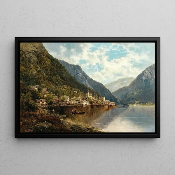 Josef Thoma - View of Hallstatt.webp