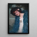 Parisienne - Josep Maria Tamburini i Dalmau — inramlat konstverk på väggen
