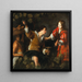 Joseph som tolkar drömmar - Bernardo Strozzi — inramlat konstverk på väggen
