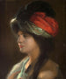 Yamila med turban - Joseph Marius Jean Avy — vy av konstverket