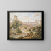 Vue du monastère de San Isidoro sur Saint-Pierre à Rome - Joseph Anton Koch — inramlat konstverk på väggen