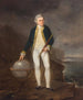 Le capitaine Cook sur la côte de la Nouvelle-Galles du Sud - Joseph Backler — vy av konstverket