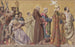 La Foi entraînant Clovis suivi de la reine et de ses enfants puis de divers saints et guerriers - Joseph Blanc — vy av konstverket
