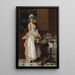 La Fille aux cerises - Joseph Caraud — inramlat konstverk på väggen