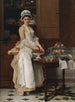 La Fille aux cerises - Joseph Caraud — vy av konstverket