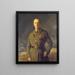 Sir Général Arthur William Currie - Joseph De Camp — inramlat konstverk på väggen