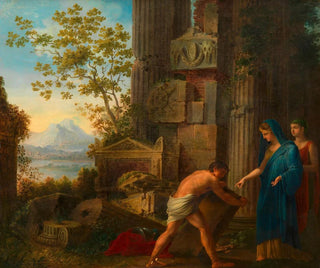 Joseph Dorffmeister - Theseus findet unter dem Felsen das Schwert seines Vaters Aigeus.webp