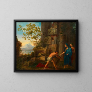 Joseph Dorffmeister - Theseus findet unter dem Felsen das Schwert seines Vaters Aigeus.webp