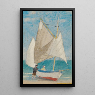 Joseph Edward Southall - A Fishing Boat.webp