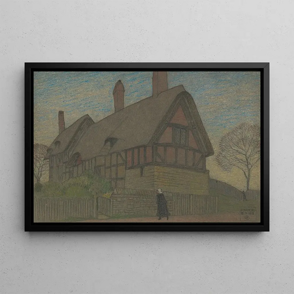 Joseph Edward Southall - Ann Hathaways cottage Stratford.webp