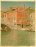 Pont Cannareggio Venise Italien - Joseph Edward Southall — vy av konstverket