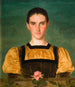 Portrait of Anne Elizabeth Baker 1859-1947 - Joseph Edward Southall — vy av konstverket
