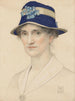 Portrait av Anna Elizabeth Southall född Baker - Joseph Edward Southall — vy av konstverket