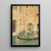 Rio Della Guerra Venise - Joseph Edward Southall — inramlat konstverk på väggen