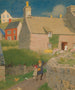 The Mill Cottage Harlech Nord du Pays de Galles - Joseph Edward Southall — vy av konstverket