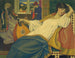 La Belle au bois dormant - Joseph Edward Southall — vy av konstverket