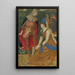 La jeune fille brune - Joseph Edward Southall — inramlat konstverk på väggen