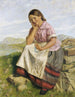 Glada tankar - Joseph Edward Worrall — vy av konstverket
