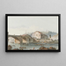 Vue d'un pont, Fribourg - Joseph Emmanuel Curty — inramlat konstverk på väggen