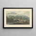 Pont de Brathay - Joseph Farington — inramlat konstverk på väggen