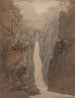 Cascade i Lake District - Joseph Farington — vy av konstverket