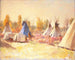 Le Tipi bleu - Joseph Henry Sharp — vy av konstverket