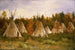 Le camp d'été - Joseph Henry Sharp — vy av konstverket